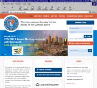 The International Society for the Study of the Lumbar Spine