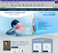 Matthew P. Cubbage, MD.